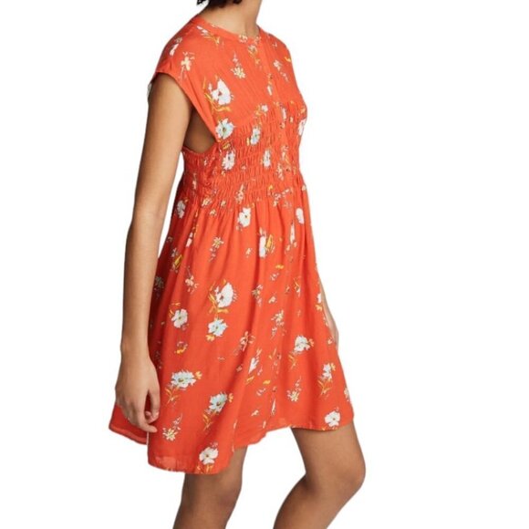 Free People Dresses Greatest Day Smocked Mini Dress I Size: XS - Picture 2 of 10